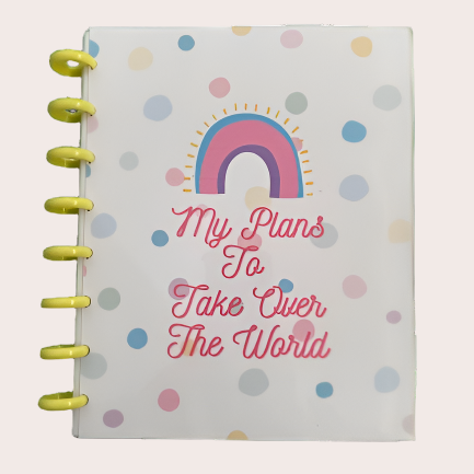 A5 Discbound Notebook - My Plans To Take Over The World