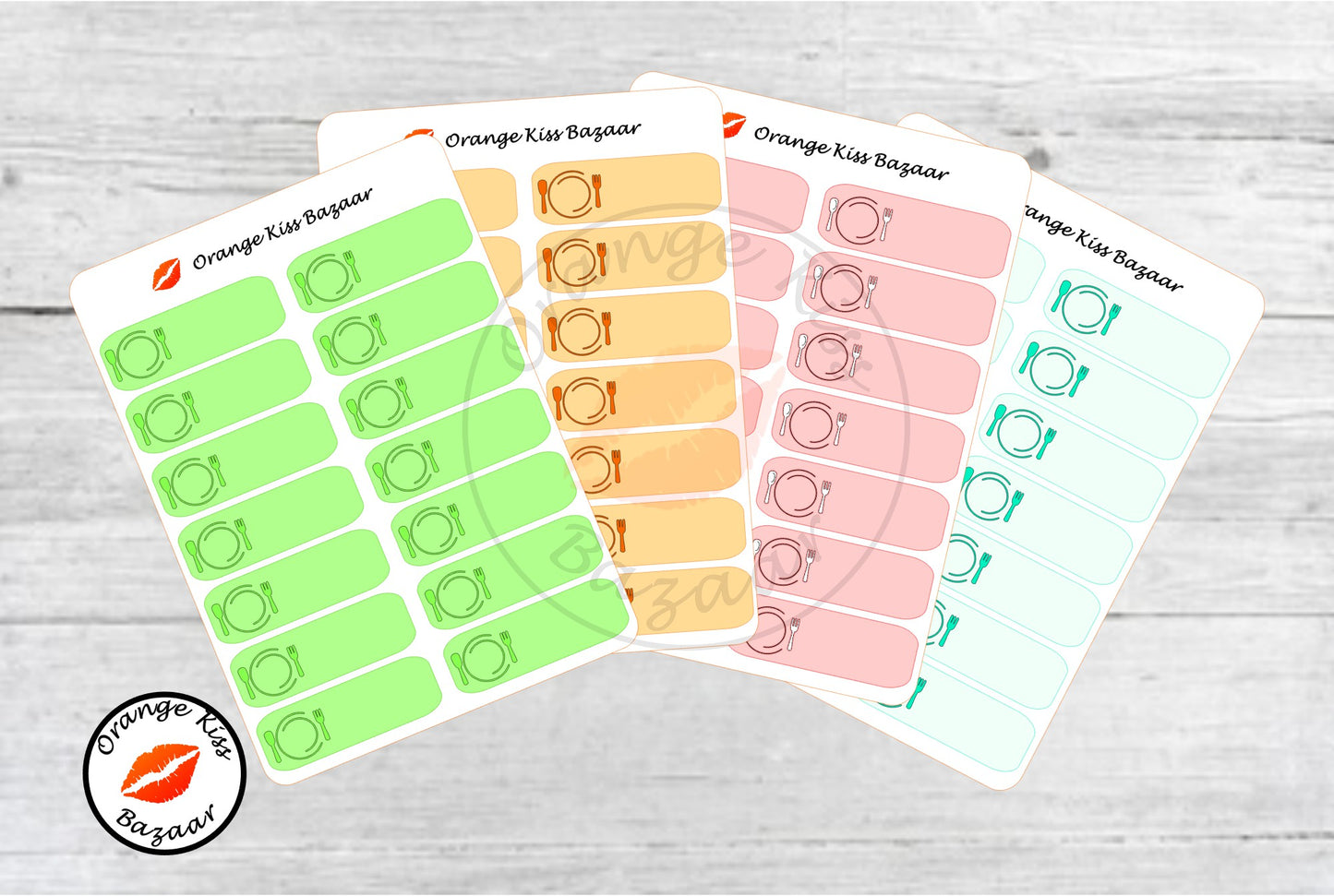 Meal Planning Stickers