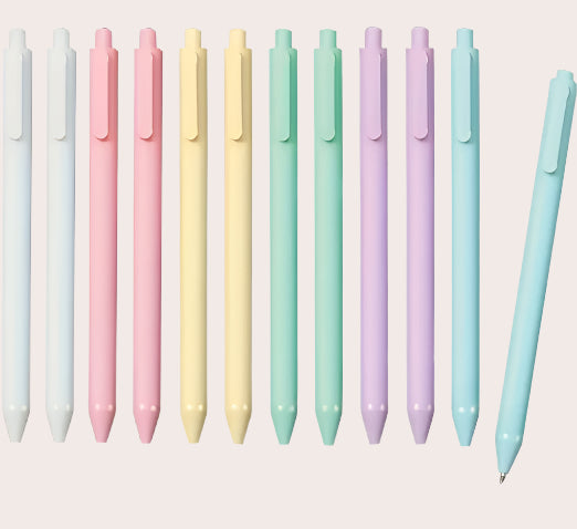 Pastel Plastic Journal Pens
