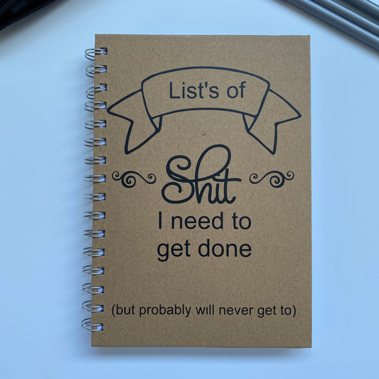 A5 Notebook - List of S**t
