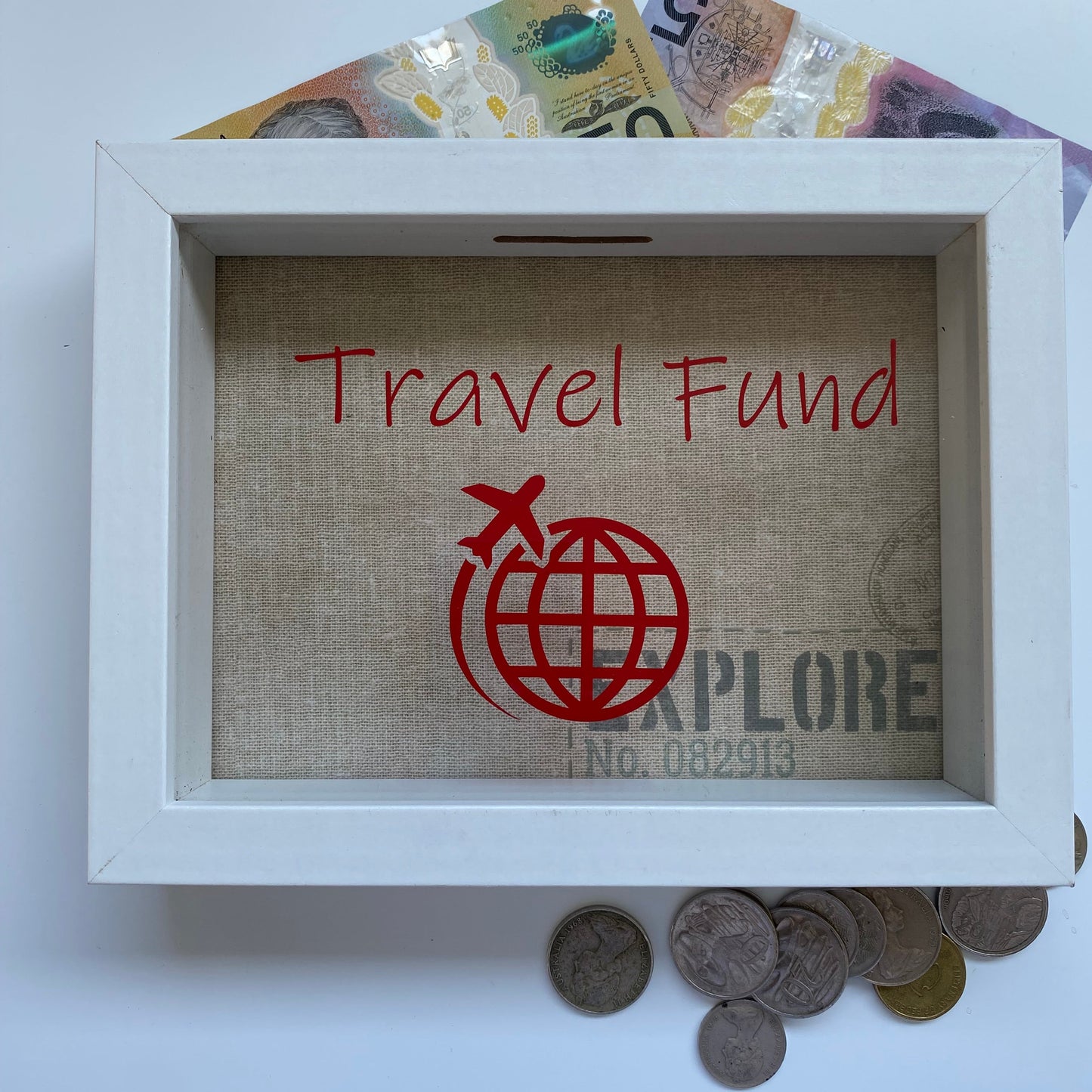 Large Money Box - Travel Fund