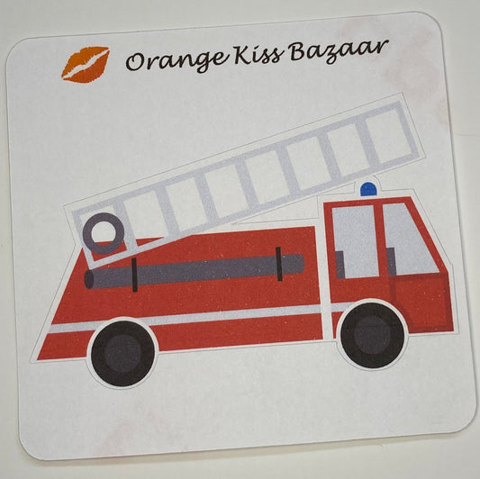 Fire truck Single sticker