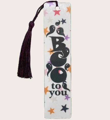 Boo to you Halloween Bookmark