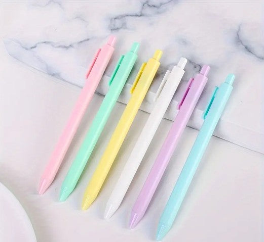 Pastel Plastic Journal Pens