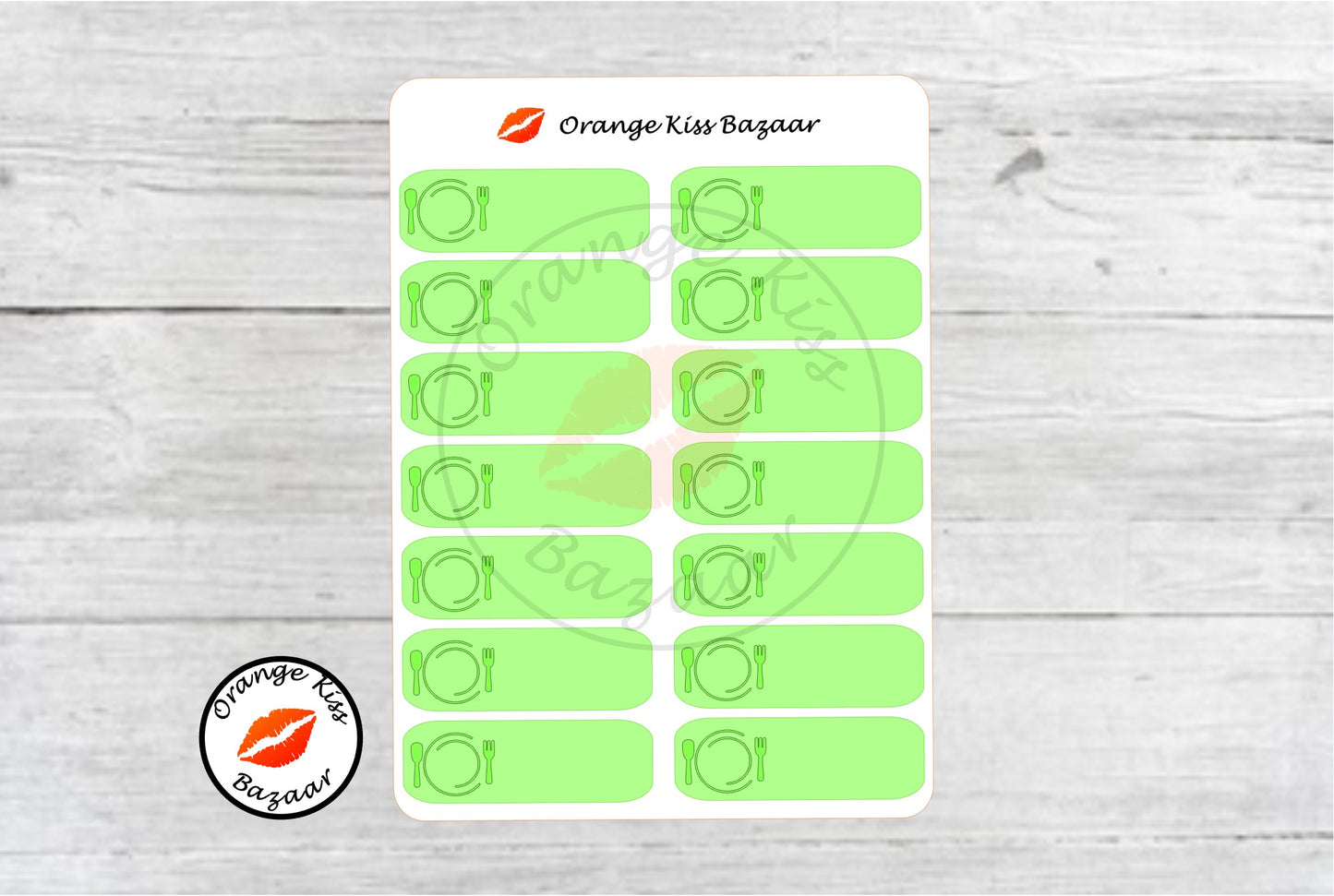 Meal Planning Stickers