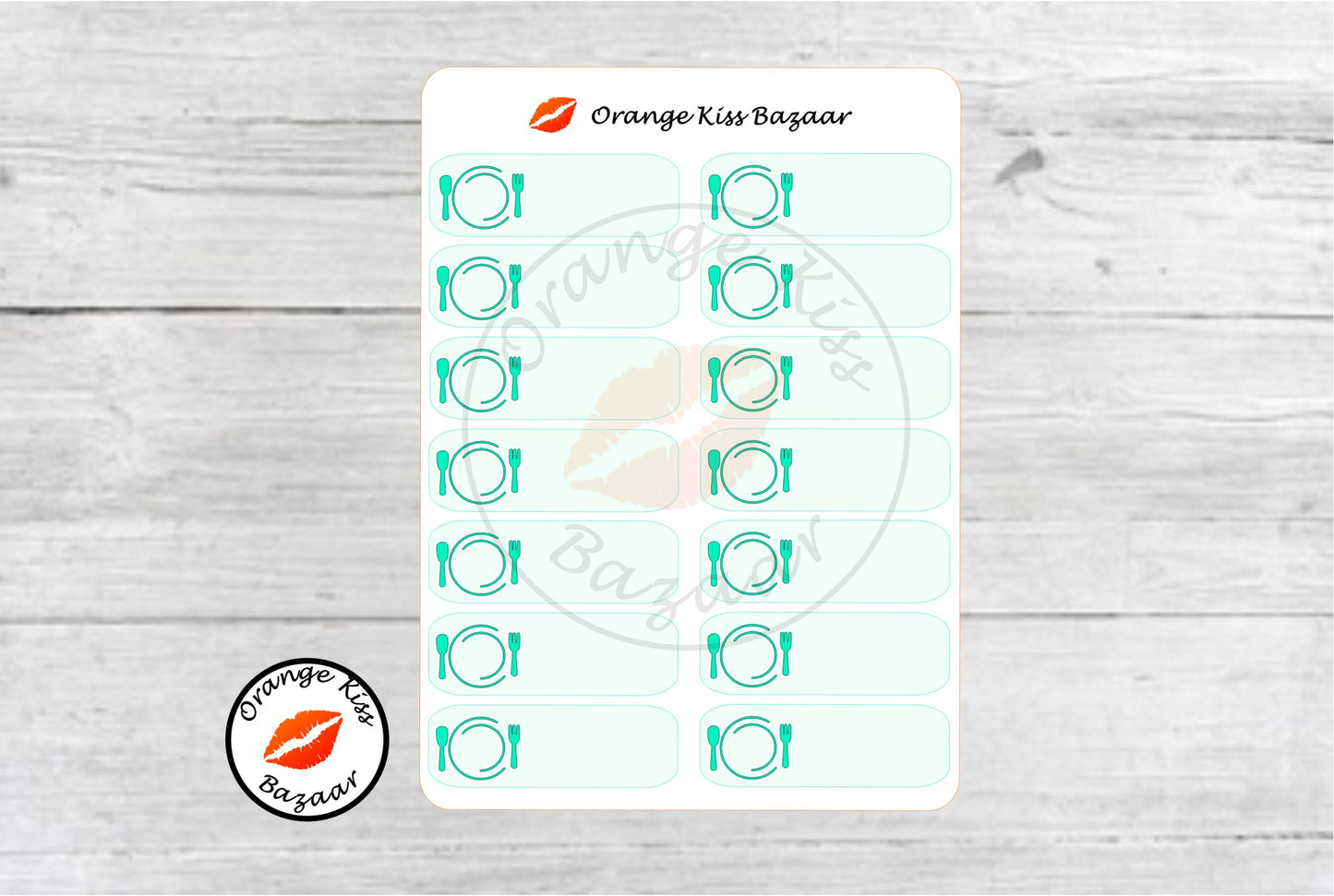 Meal Planning Stickers
