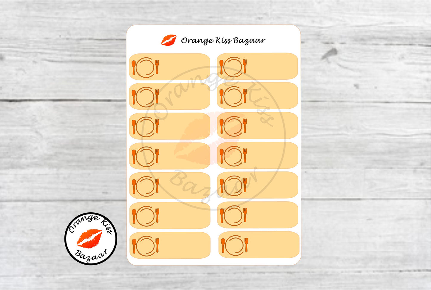 Meal Planning Stickers
