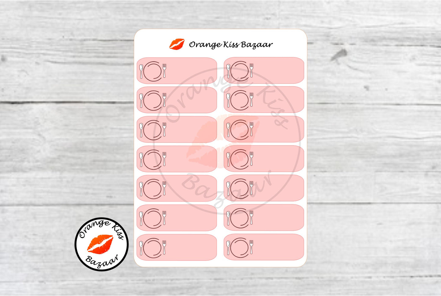 Meal Planning Stickers