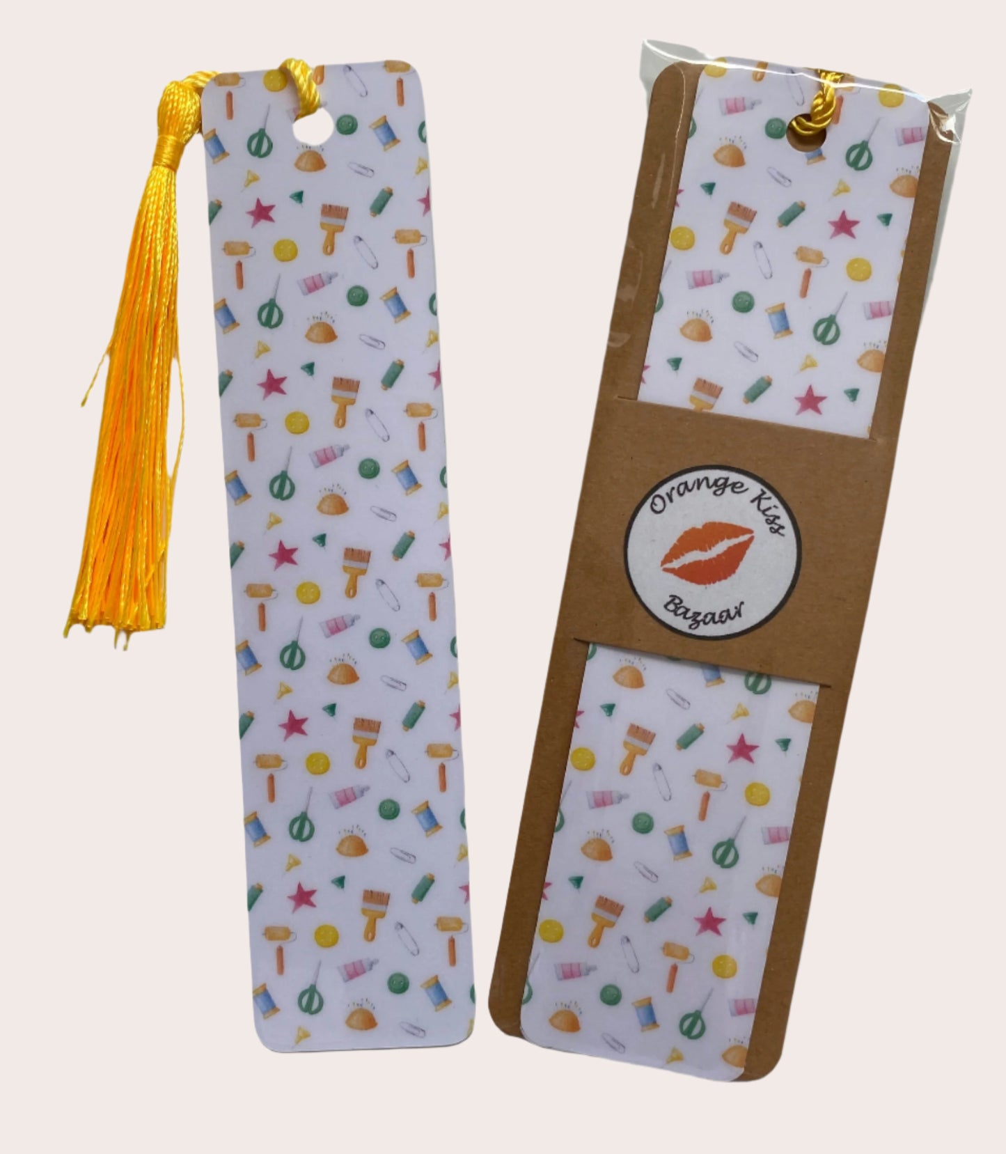 Watercolour craft Bookmark