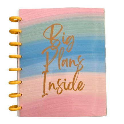 A5 Discbound Notebook - Big Plans Inside