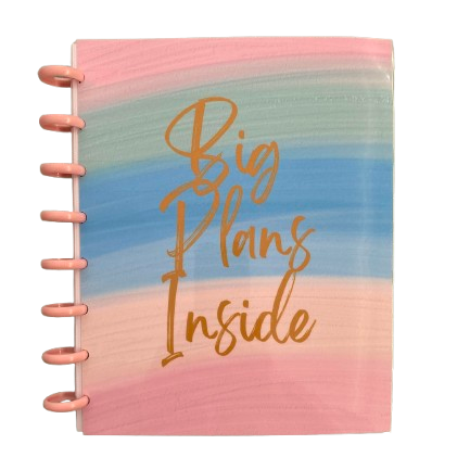 A5 Discbound Notebook - Big Plans Inside