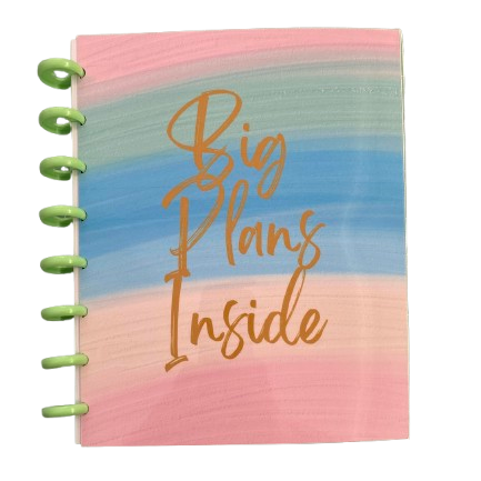 A5 Discbound Notebook - Big Plans Inside